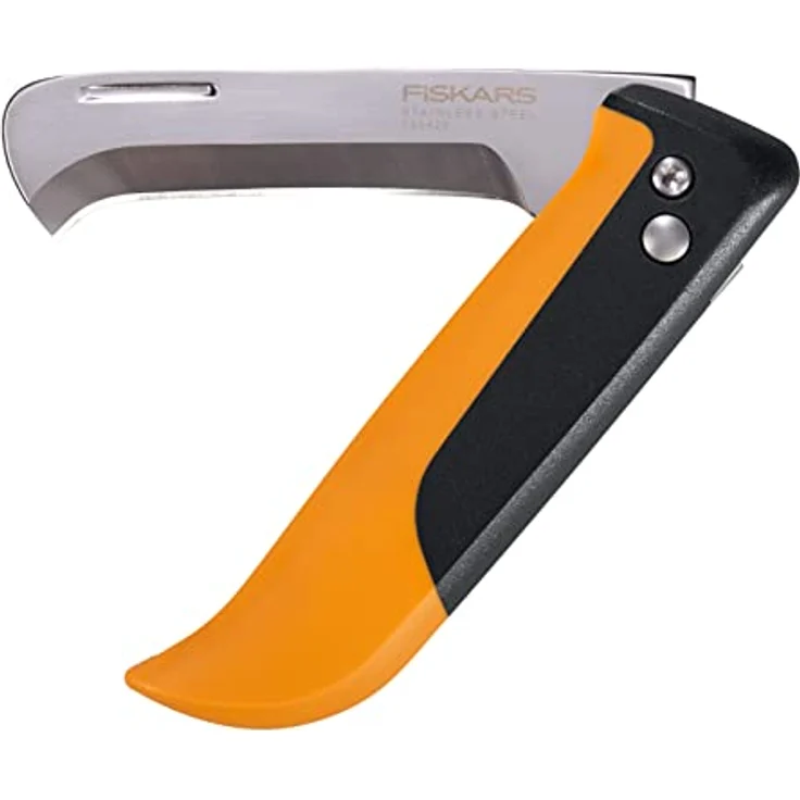 Fiskars X-Series™ Unkrautstecher, klappbares Gartenmesser mit rostfreier, gebogener Klinge für präzise Schnitte – Bild 1