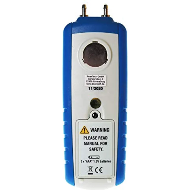 PeakTech 5144 – Digitales Manometer mit USB-Port, LCD-Anzeige und Windows-Software, max. 200 mBar – Bild 4