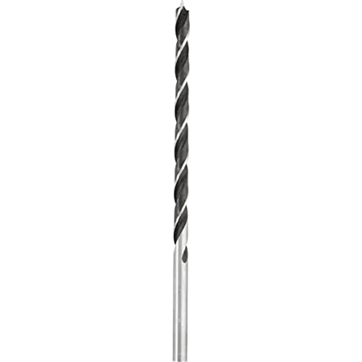kwb Holz-Spiralbohrer 512820, 20 mm Ø, 400 mm lang, extra lang mit Zentrierspitze und Vorschneidern für präzise Bohrungen, schwarz – Bild 2