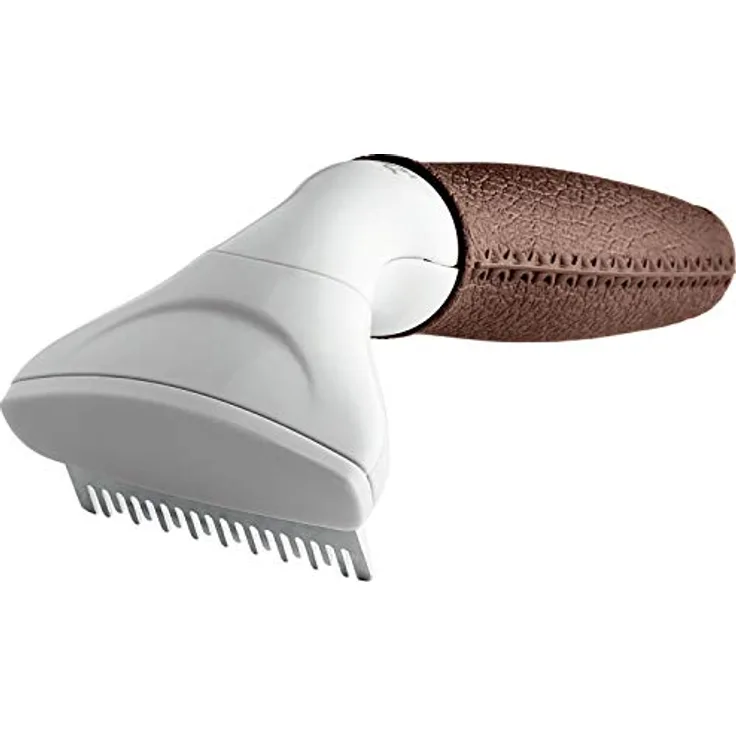 HUNTER SPA Trimmstriegel mit Spezialklinge, für mittel- bis langhaarige Hunde und Pferde, 17,5 x 6,0 cm, S