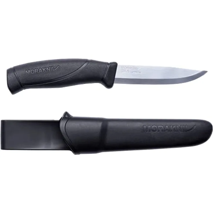 Mora Uni Companion Messer, Schwarz, M