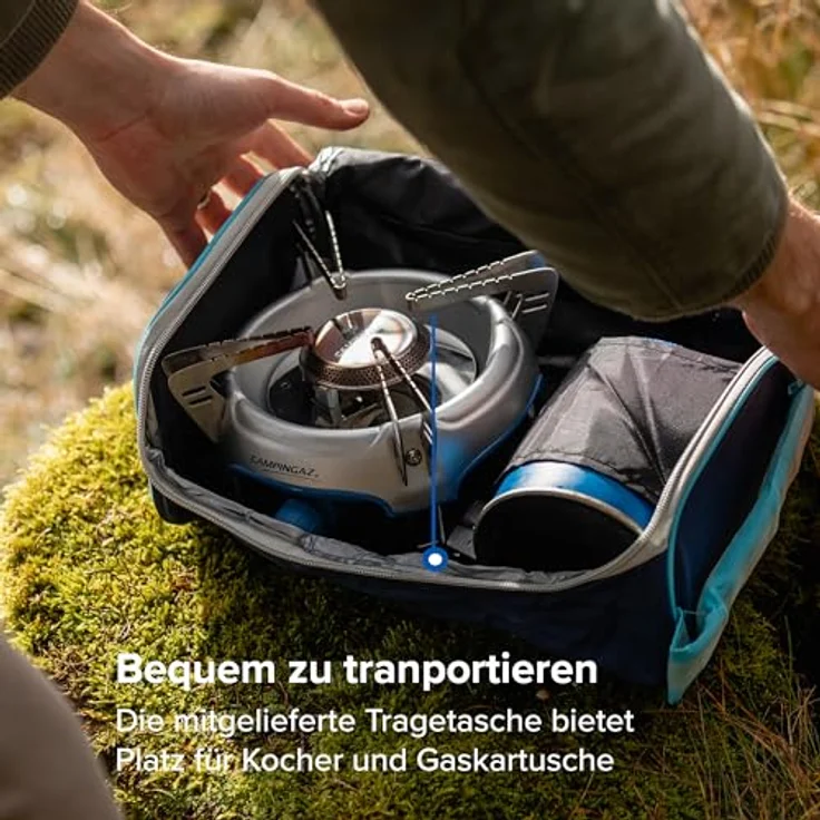 Campingaz Bivouac, Gaskocher mit futuristischem Design und hohem Bedienungskomfort, kompakt und stabil – Bild 3