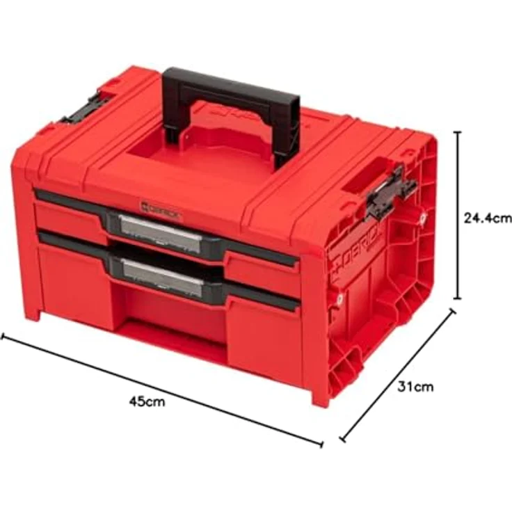 QBRICK System Werkzeugkoffer Qbrick System PRO Drawer 2 Toolbox 2.0 Expert RED ULTRA HD Custom - Werkzeugkoffer mit individuell anpassbarem Schubladen-System – Bild 9
