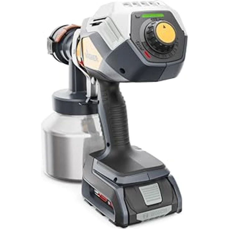 WAGNER FinishControl 4000 18V FineSpray Kit, mobiles XVLP Akku-Farbsprühsystem mit zwei 18V Akkus und komfortabler Handhabung – Bild 3