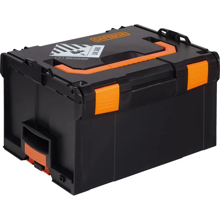 L-Boxx Battery SafeBOXX, Werkzeugkoffer für Lithiumbatterien, UN-zugelassen, mit Feuerschutzeinlage, Innenmaße 378/203/303 mm