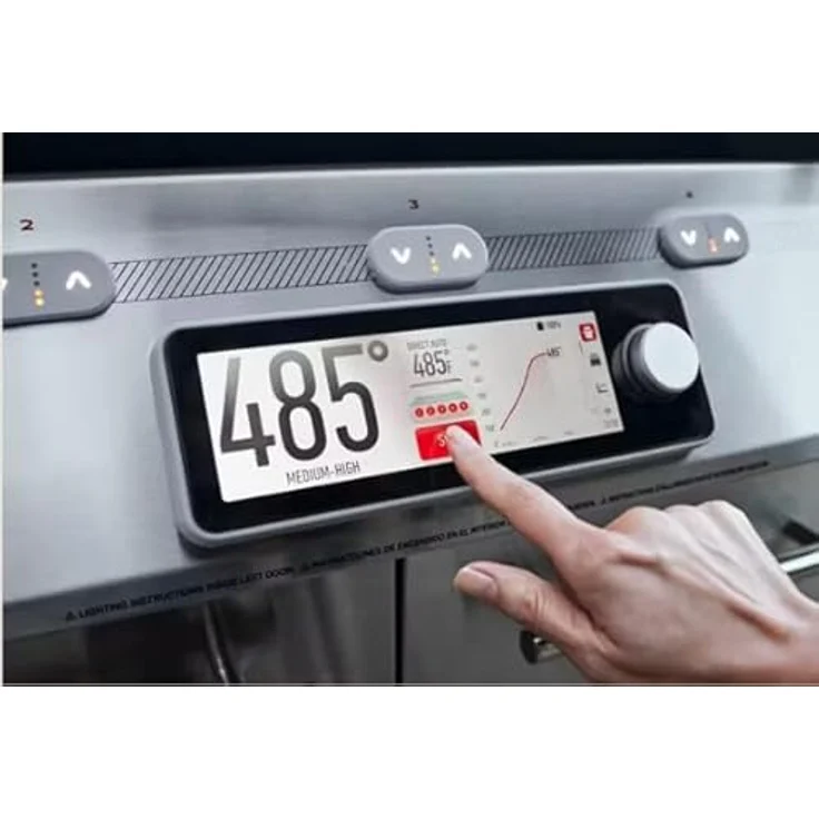 Weber Summit FS38X E, Smart Gasgrill mit 5 Brennern, Touchscreen und Smartphone-Steuerung, schwarz – Bild 8