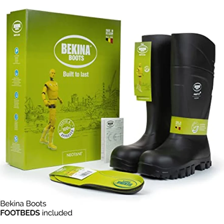 Bekina Steplite X Solid Grip S5, Sicherheitsschuhe Boots, schwarz, Größe 41, durchtrittsicher, isoliert bis -30°C, antistatisch, hitzebeständig bis 90°C – Bild 4