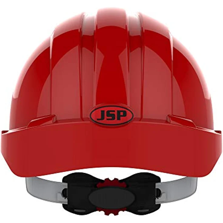 JSP ajf170–000–600 EVO3 Ratschen Helm, belüftet mit harter HDPE Schale und ägyptischem Baumwoll-Schweißband, rot – Bild 4