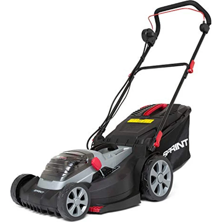 Sprint 2x18V 36V Lithium-Ionen Schnittbreite 44 cm Akku-Rasenmäher 440P18V rot inklusive 2x 5Ah Akku mit Ladegerät – Bild 3