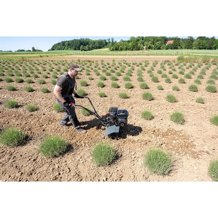 AL-KO Benzinmotorhacke MH 540 Comfort, 54 cm Arbeitsbreite, kraftvolle 3,45 kW-Motor, ergonomischer Führungsholm, Transportrad für einfache Positionseinstellung – Bild 3