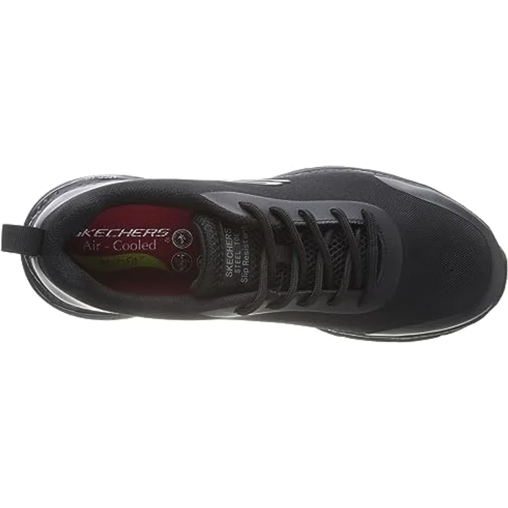 "Skechers Skechers Ringstap Arbeitsschuh, Sicherheitsschuh mit Air-Cooled Memory Foam-Einlegesohle, Schwarz" – Bild 3