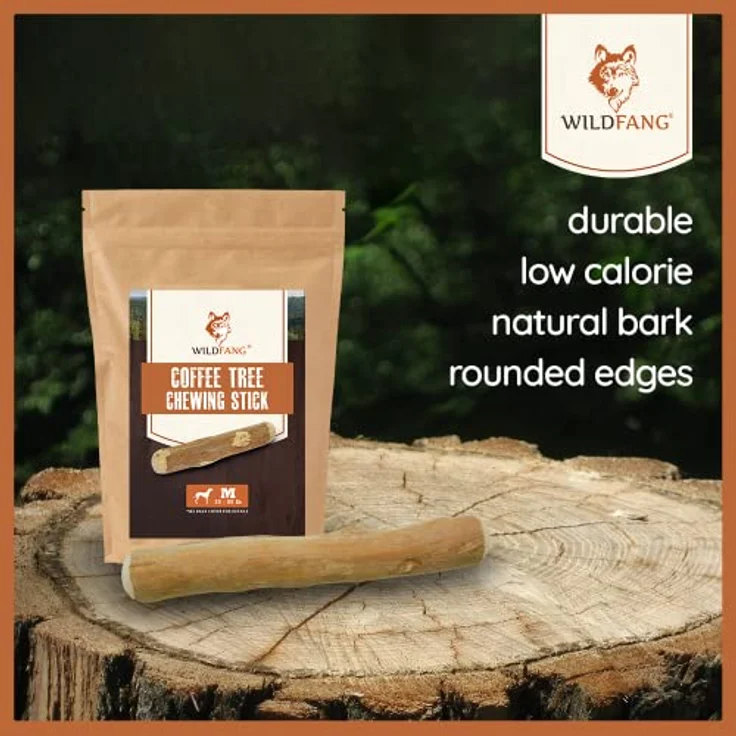 Wildfang® Kaffeeholz Hunde - Robustes Kauholz für Hunde & Welpen, Langlebige Kauwurzel für Hunde, 100% natürliches Kaffeeholz, Splitterarm - XXS für kleine Hunde bis 5 kg – Bild 3
