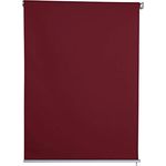 Vertikalmarkise Balkonmarkise Beschattung Jet-line Sichtschutzrollo Outdoorrollo Außenrollo Blickdicht Bordeaux Breite 1m - 1,7 m Länge 2,3 m Terasse Garten Windschutz Sonnenschutz (2.3, 1.6)