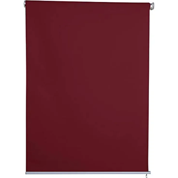 Vertikalmarkise Balkonmarkise Beschattung Jet-line Sichtschutzrollo Outdoorrollo Außenrollo Blickdicht Bordeaux Breite 1m - 1,7 m Länge 2,3 m Terasse Garten Windschutz Sonnenschutz (2.3, 1.6)