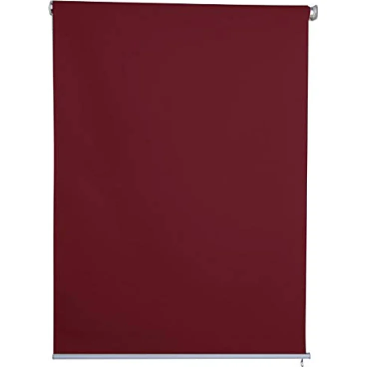 Vertikalmarkise Balkonmarkise Beschattung Jet-line Sichtschutzrollo Outdoorrollo Außenrollo Blickdicht Bordeaux Breite 1m - 1,7 m Länge 2,3 m Terasse Garten Windschutz Sonnenschutz (2.3, 1.6) – Bild 1