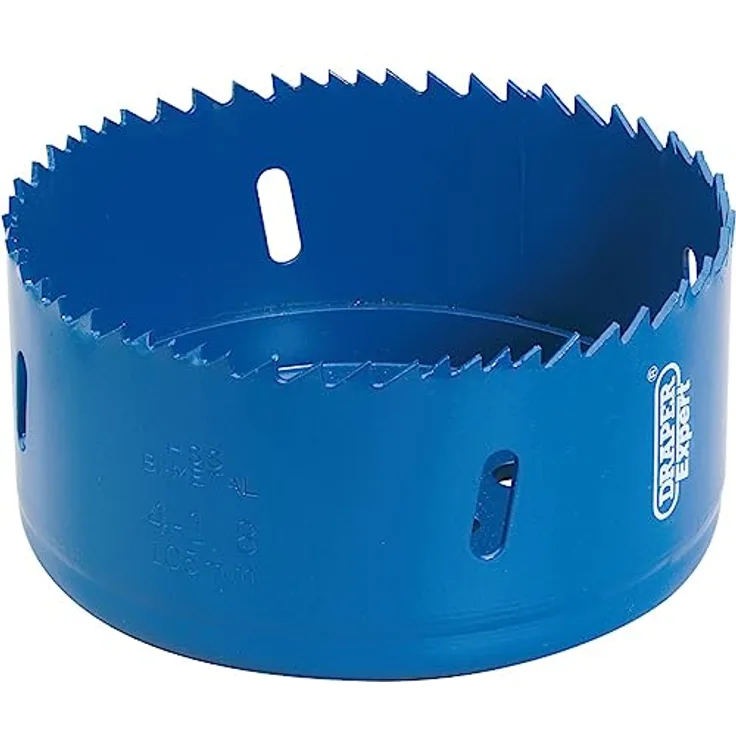 Draper 41094 Expert HSS Bi-Metall Lochsägeblatt, 105 mm, Blau