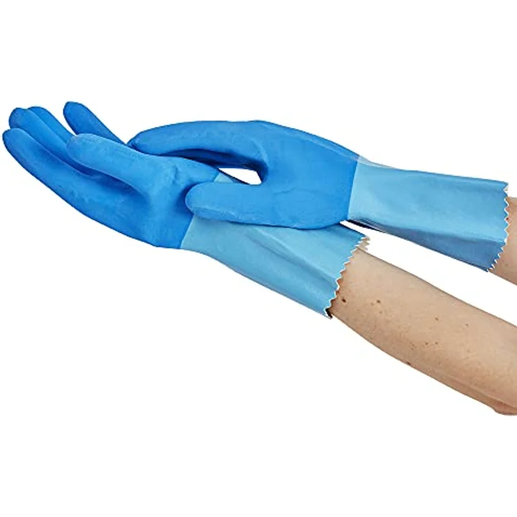 Spontex Arctic Arbeitshandschuhe, für grobe Arbeiten bei Nässe und Kälte, wasserdicht und langlebig, aus Naturlatex, Größe M, 1 Paar - Preisvergleich – Bild 5