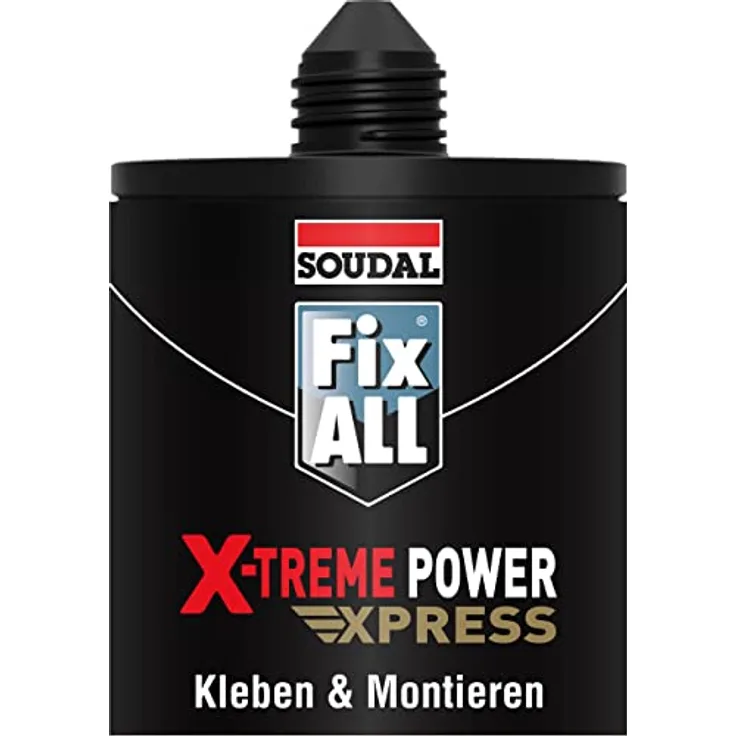 Soudal Fix ALL X-treme Power Express, Montagekleber, 420g, weiß, mit Clipdüse