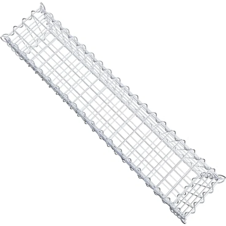 Gabiona Gabione 100 cm x 20 cm x 20 cm (L x H x T), Maschenweite 5 cm x 5 cm, Spirale – Bild 4