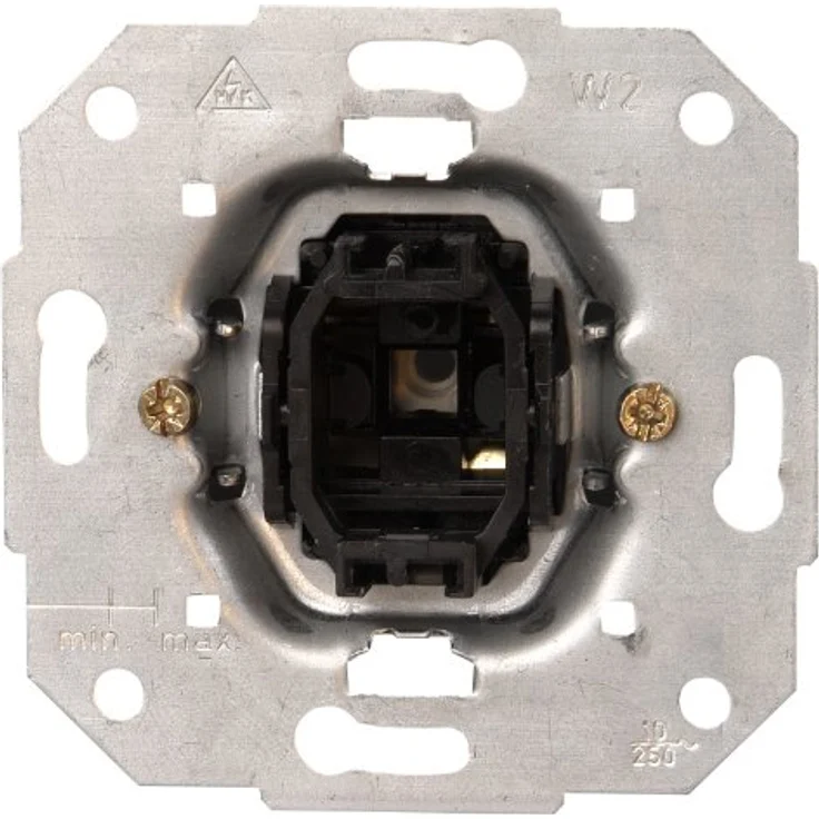 Kopp Wechseltaster N-Klemme 5047.0000.0, Sockel ohne Abdeckung, UP, 10A, 250V – Bild 1