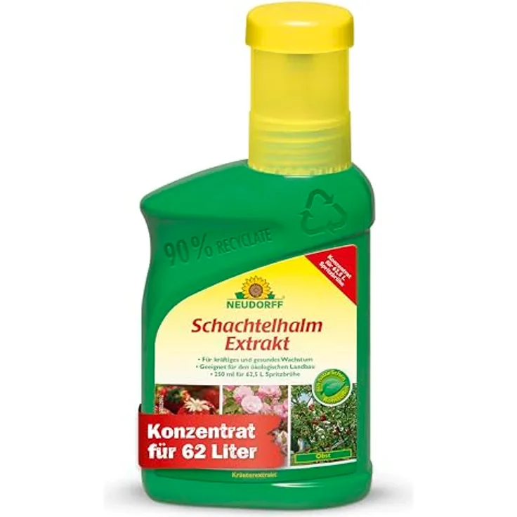 Neudorff Pflanzenstärkungsmittel Schachtelhalm Extrakt 250 ml, natürlicher Kräuterextrakt mit hohem Kieselsäuregehalt für kräftiges Wachstum bei allen Pflanzenarten