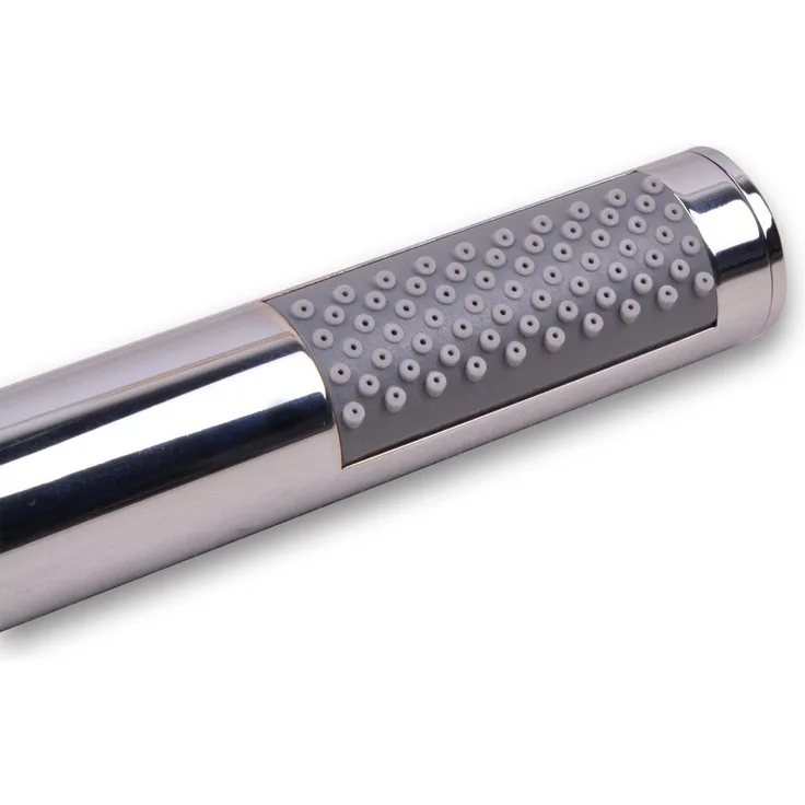 AQUADE Handbrause Duschkopf Brause 18,5 cm, mit Antikalk-Düsen, verchromt