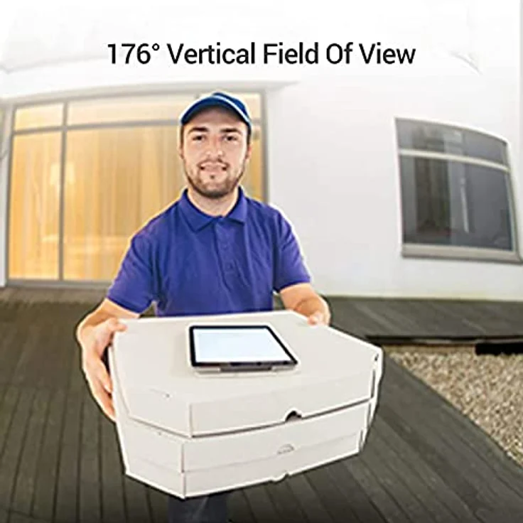 EZVIZ 2K Video Türklingel, Akku Doorbel Kit mit KI Personenerkennung, Zwei-Wege-Audio und Nachtsicht, IP65 wetterfest, 100% kabellos, DB2 Kit – Bild 4