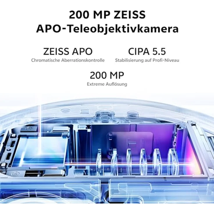 vivo X300 Pro 5G Smartphone, 16GB RAM, 512GB Speicher, 6,78" Display, 200 MP ZEISS APO Telekamera, Dimensity 9500, IP68/IP69, Android 16, Schwarz, 3 Jahre Garantie – Bild 3