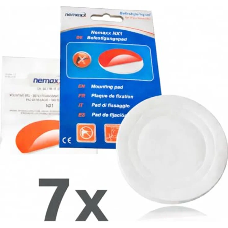 NEMAXX NX1 QuickFix Befestigungspad Ø 80 mm, selbstklebend für Rauchmelder, Montage ohne Bohren – Bild 2