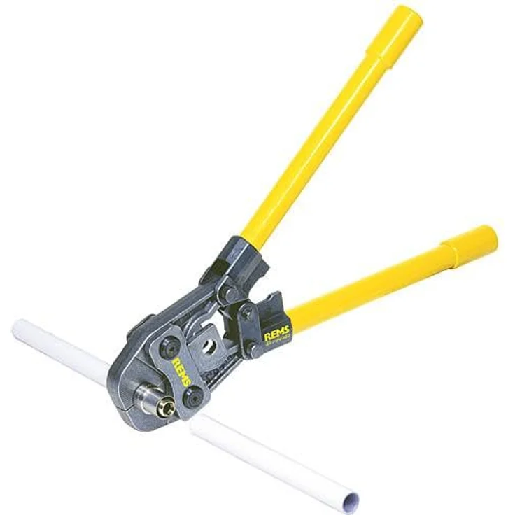 Rems Eco-Press Hand-Radialpresse, Durchmesser 10 - 26 mm, arretierender Endanschlag, für Kunststoff und Verbundrohre geeignet – Bild 2