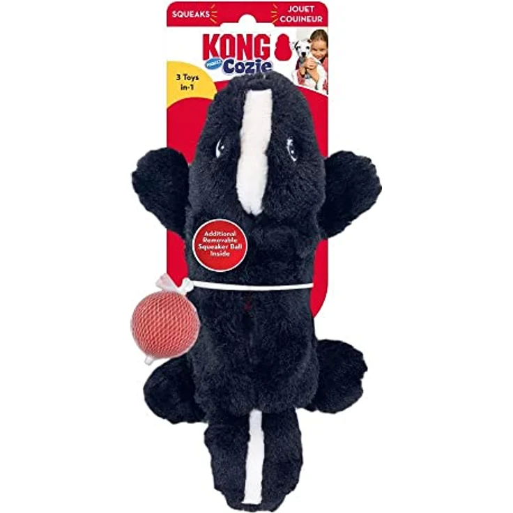 Kong Cozie Pocketz Skunk S 29 X 14 X 6cm - Tierspielzeug von KONG – Bild 1