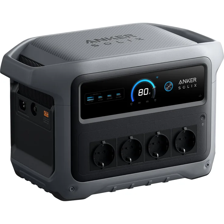 Anker Solix C1000X Gen 2, Power Station mit 1024 Wh und 2000 W Ausgangsleistung, tragbar und app-kompatibel