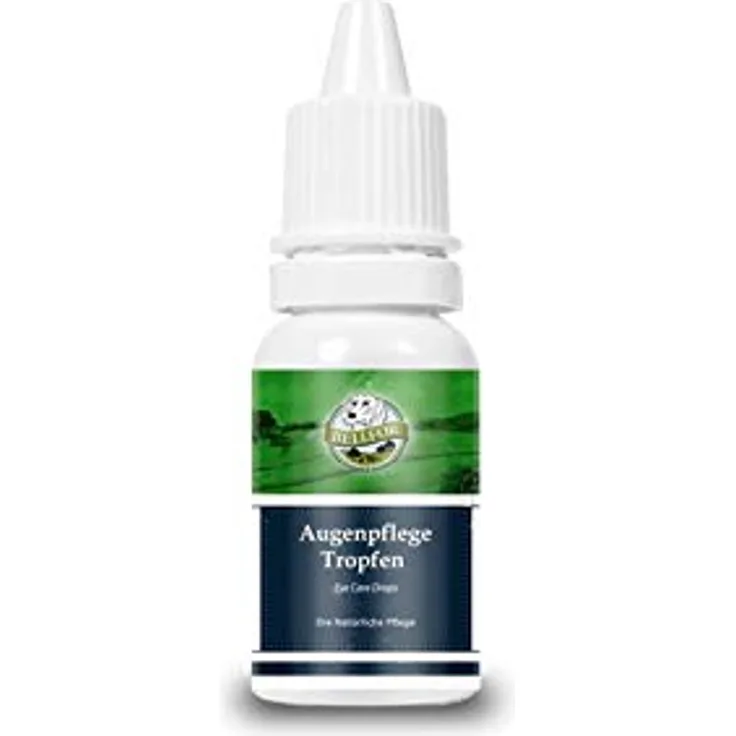 Augenpflege Tropfen Bellfor natürlich für Hunde Pflegeprodukt, das Sie für die tägliche Augenpflege Ihres Hundes nutzen können und das Beschwerden, wie zum Beispiel trockenen Augen - 30 ml