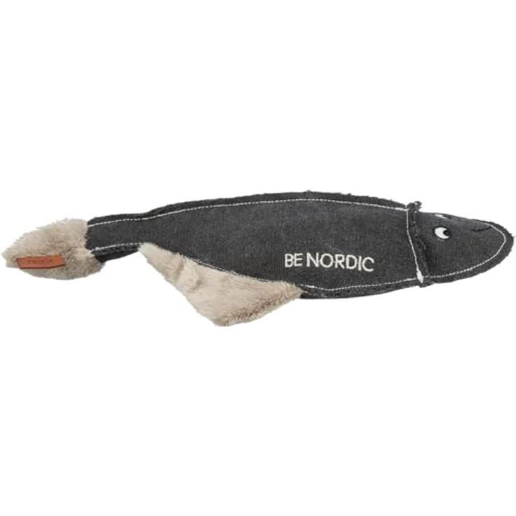 TRIXIE Be Nordic Plüschtiere für Hunde Scholle Hajo – maritimes Kuscheltier für Hunde zum Spielen und Kuscheln – robust & langlebig - 36061 – Bild 2