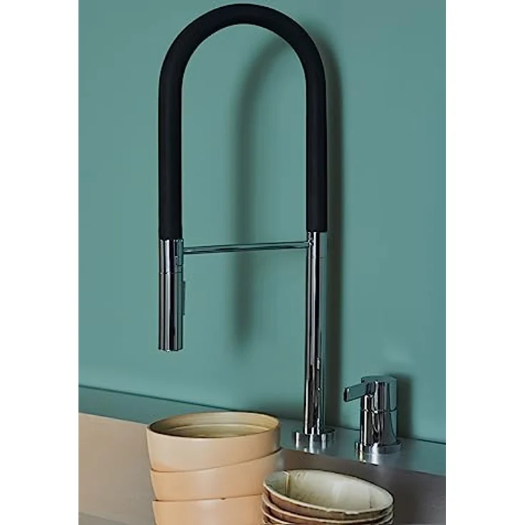 Ideal Standard BD425AA Gusto Küchenarmatur Semi-Professional mit 2-Funktionsbrause, Ausladung 225mm, Chrom – Bild 4