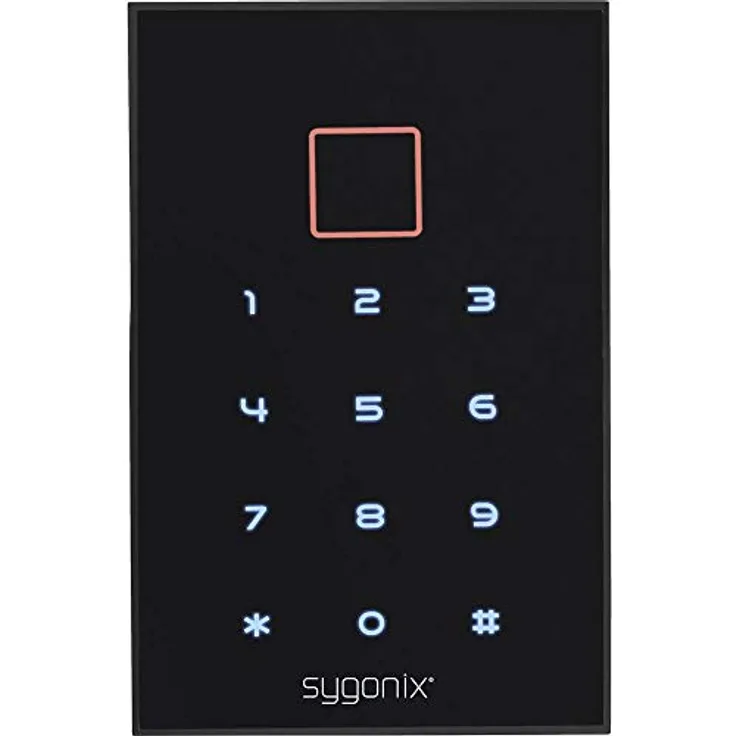 Sygonix SY-3435062 Codeschloss Oberflächenmontage 12 V/DC IP66 mit beleuchteter Tastatur, mit Touchscreen