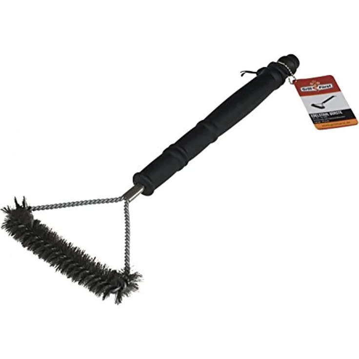 Grillfuerst Grillbürste mit Edelstahl Borsten 39,5 cm - Grill Reinigungsbürste für Grillrost, Grillrost Bürste mit breitem 3-seitigen Bürstenkopf – Bild 1