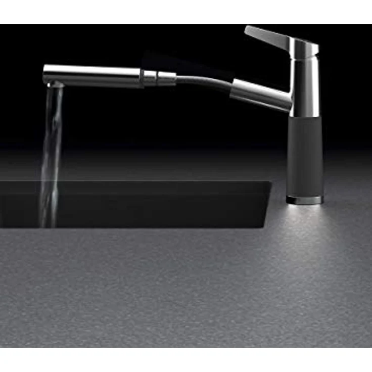 Schock SC-510 SB ND Niederdruck Küchenarmatur, ausziehbar mit Rückflussverhinderer, Schwenkbereich 120° – Bild 3