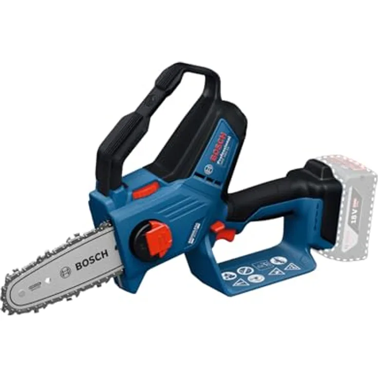 Bosch Professional GKE 18V-15, Akku-Astsäge mit bürstenlosem Motor und automatischem Kettenschmiersystem, kompakt und leicht