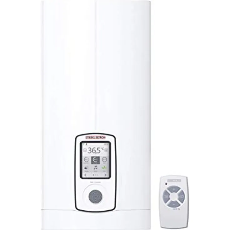 STIEBEL ELTRON DHE Connect 18/21/24 kW, vollelektronischer Durchlauferhitzer mit 4i Technologie, WLAN, Bluetooth, VDE geprüft, energiesparend, Touchdisplay