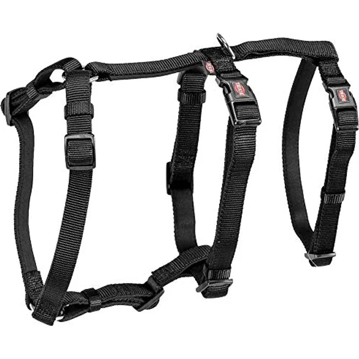 TRIXIE Stay Geschirr, Größe M/L, 50-75cm/20mm schwarz