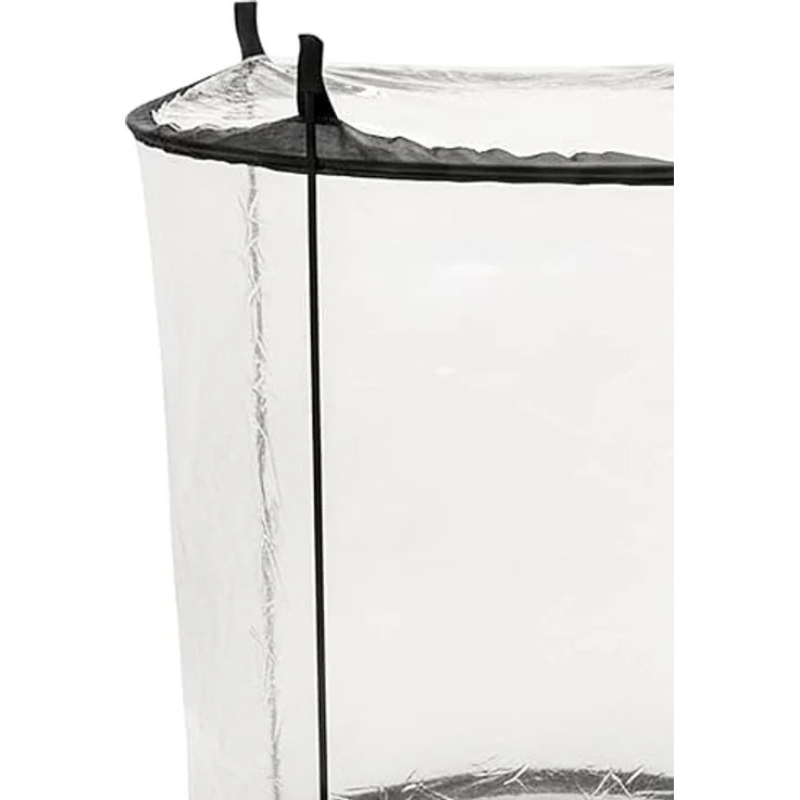 Spetebo Pop-Up Folien Gewächshaus für Tomaten, 110 x 49 cm, transparent/schwarz, mit stabilen Stützstangen und schnellem Aufbau – Bild 5