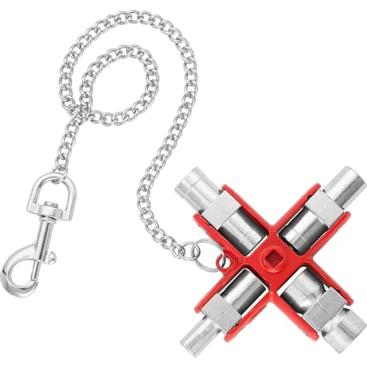 KNIPEX 00 11 06 Universal-Schlüssel für gängige Schränke und Absperrsysteme 90 mm – Bild 3