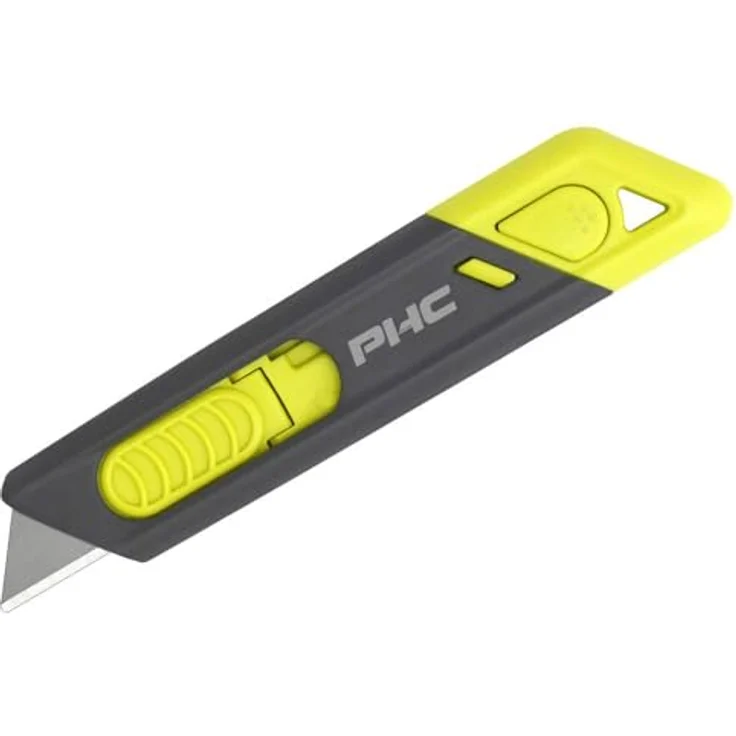 Berger & Schröter E13205-9-01 PHC METTI Sicherheitsmesser, automatisches Klingenrückzug, 2 Schnitttiefenoptionen, robuster Metallgriff – Bild 2