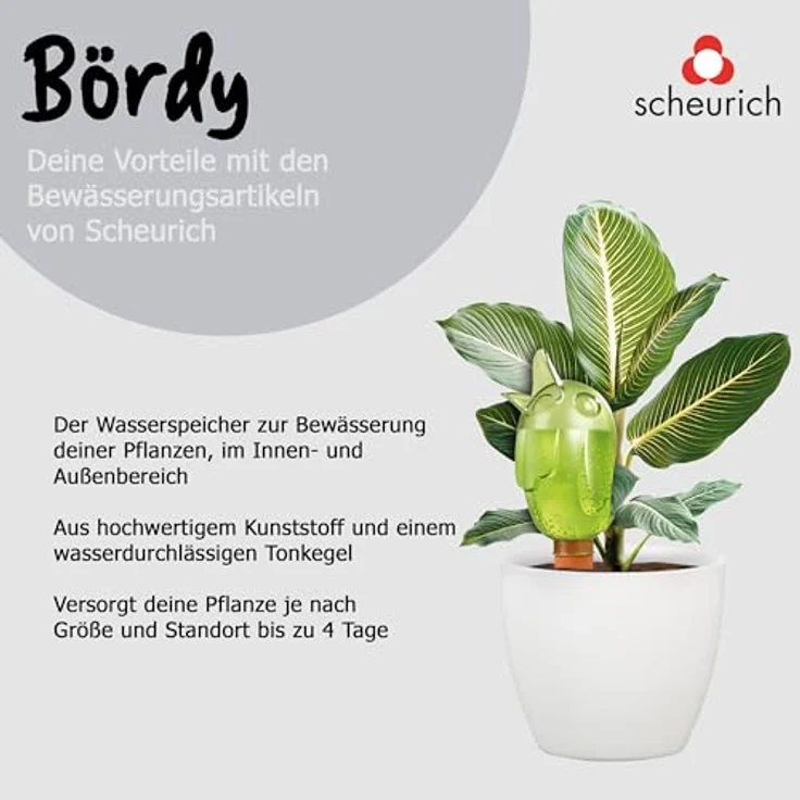 Scheurich Bewässerungshilfe Bördy klein Bewässerungszubehör 4002477510439 – Bild 6