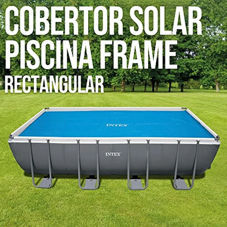 Intex 28016 - Solarabdeckplane 549 x 274 cm - Solarabdeckung Solarplane Solarfolie für eckige Pools – Bild 3