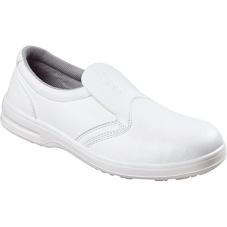 teXXor Grenoble S2 Sicherheitsschuh, weiß, hydrophobiertes Obermaterial, rutschfeste PU-Sohle, waschbar bis 30°C