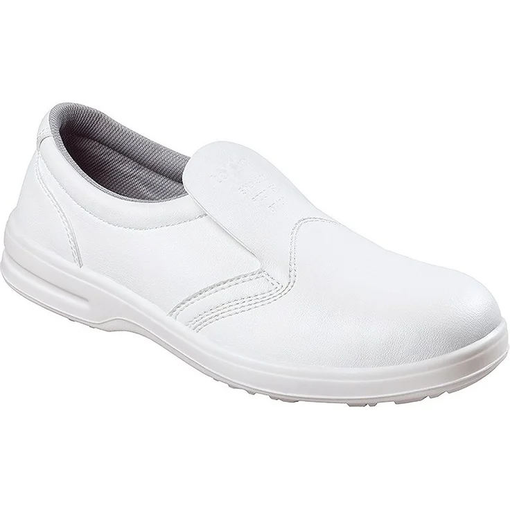 teXXor Grenoble S2 Sicherheitsschuh, weiß, hydrophobiertes Obermaterial, rutschfeste PU-Sohle, waschbar bis 30°C