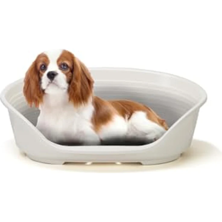 Ferplast Siesta Deluxe 6, Kunststoffzwinger, Hundebett + Katzenbett, robust und pflegeleicht – Bild 1