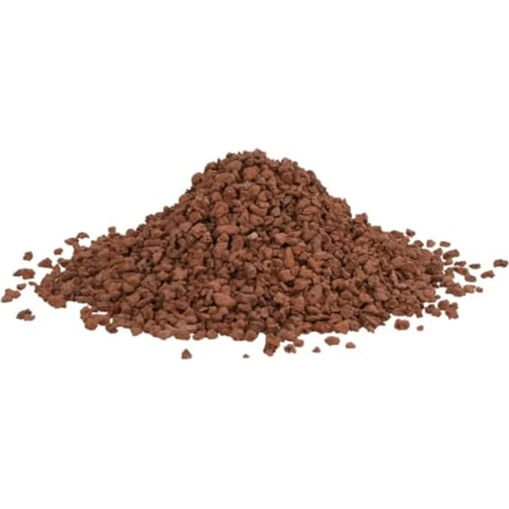 vidaXL Lavastein Biologische Filter, Lavamulch für Aquarium Landschaftsbau, Vulkangestein Garten Deko Steine, Rot 25 kg 5-8 mm – Bild 1